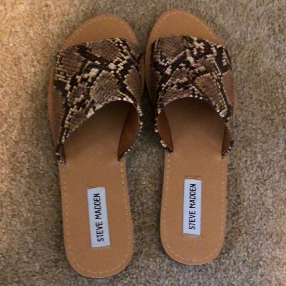 Steve madden grace snake size 8